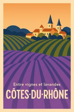 Affiche – Côtes du Rhône