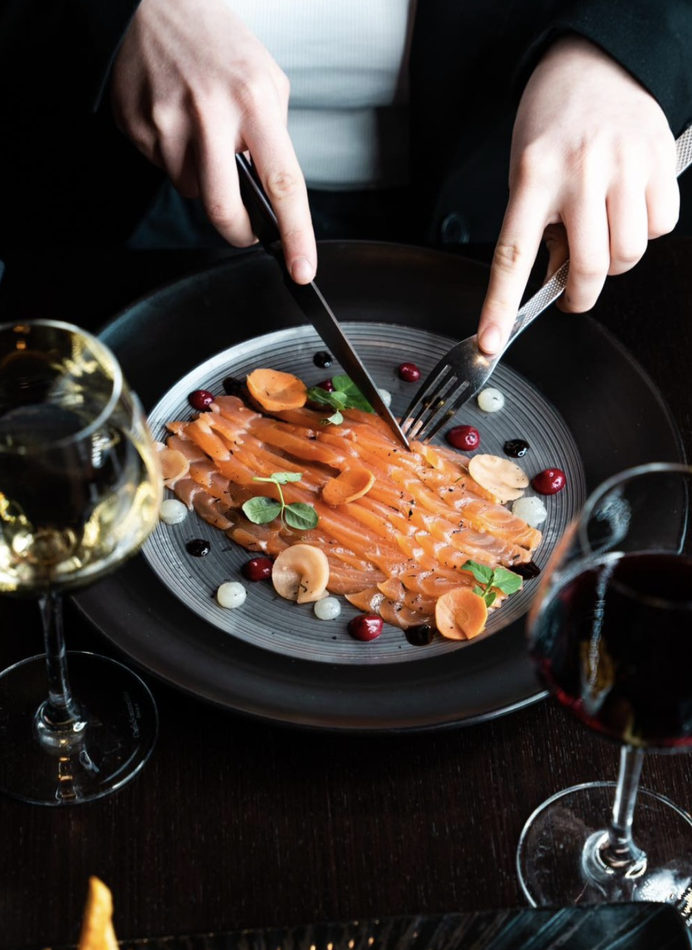 illustration mets et vins