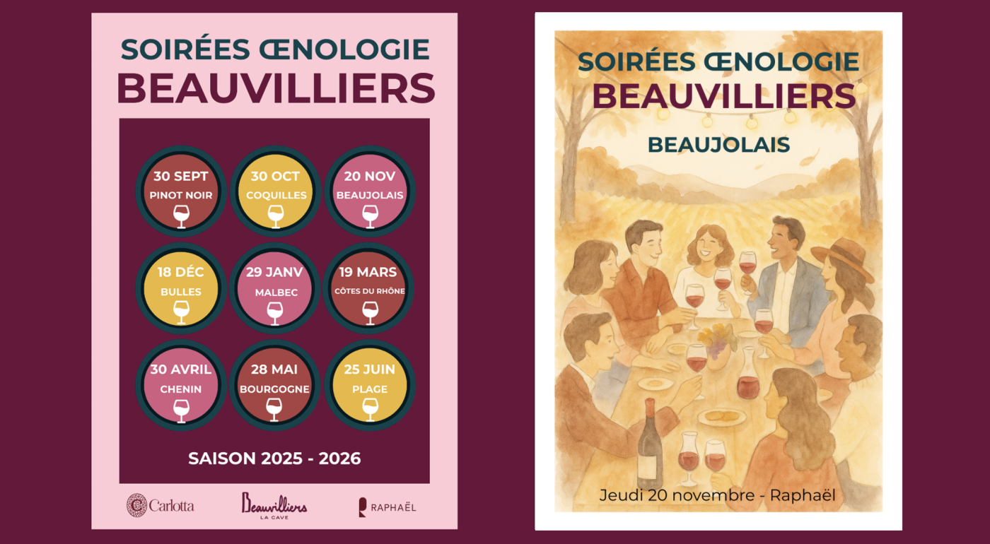 Soirée œnologie de novembre : Beaujolais
