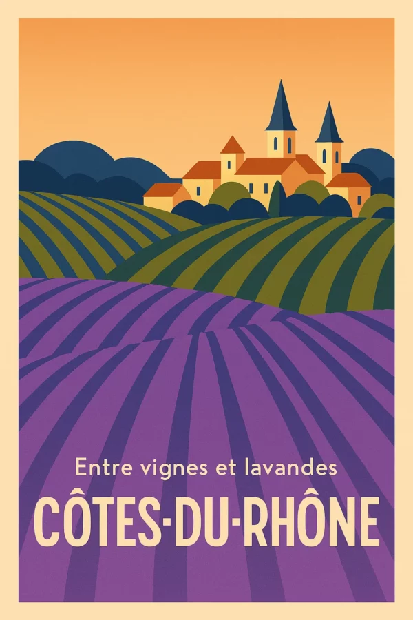 Affiche - Côtes du Rhône