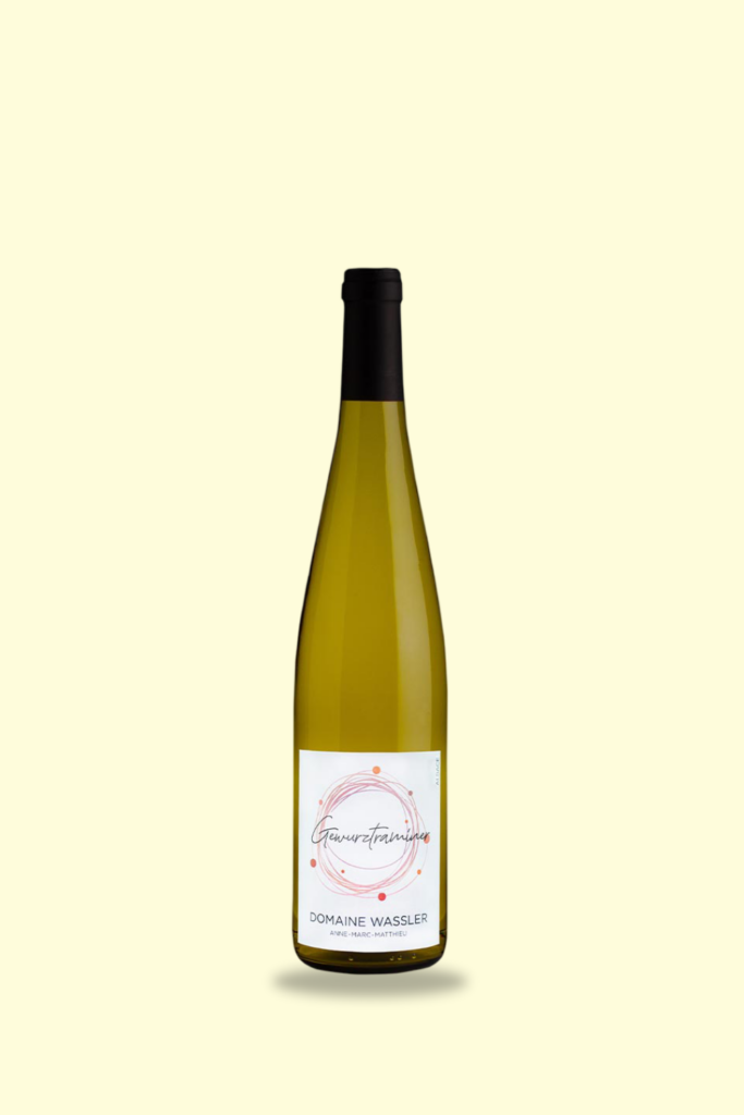 Photo du produit AOC Alsace - Gewurztraminer Bio, Domaine Wassler 2024 de la région Alsace du producteur Famille Wassler