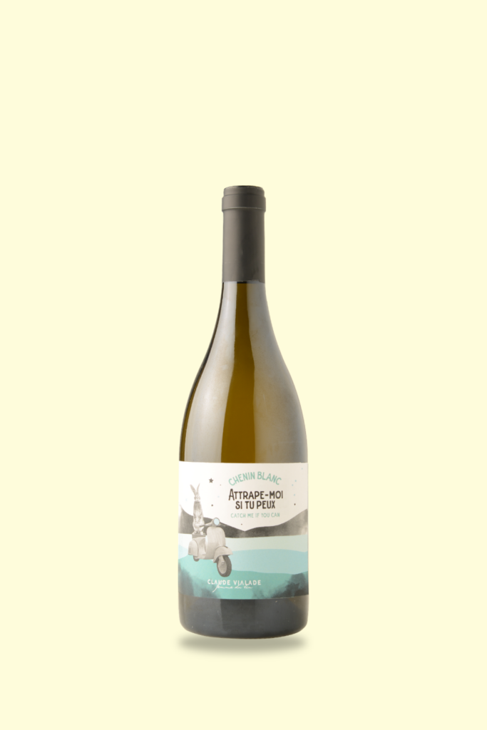 Photo du produit IGP Pays d’Oc – Chenin Blanc – “Attrape-moi si tu peux” de la région Sud-Ouest du producteur Claude Vialade et Jordi Salvagnac