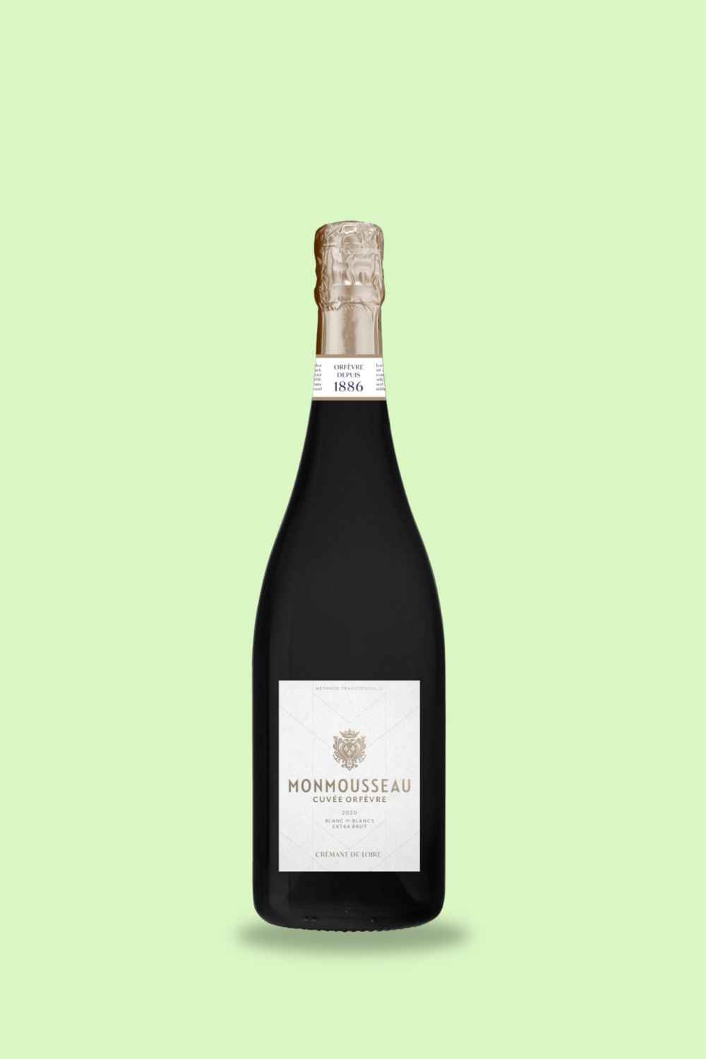 AOC Crémant de Loire – Cuvée Orfèvre Blanc Extra Brut – Monmousseau 2020