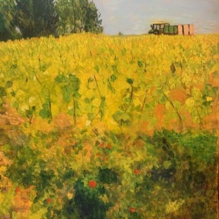 À la rencontre des vignes : les toiles de Françoise Belet