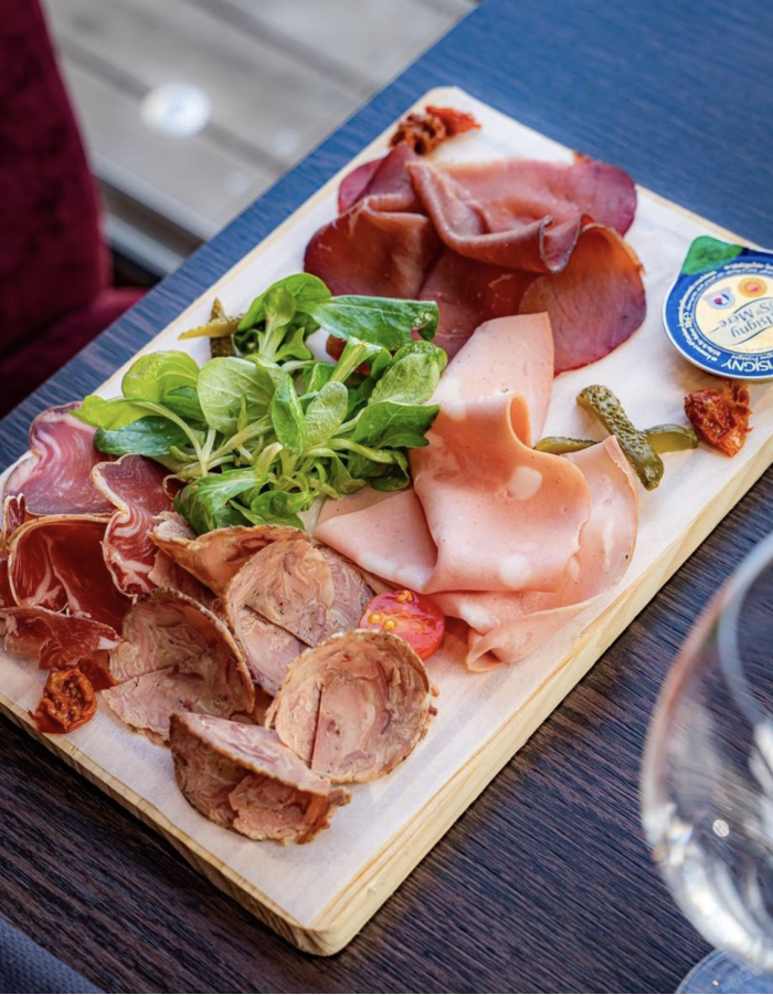 illustration mets et vins