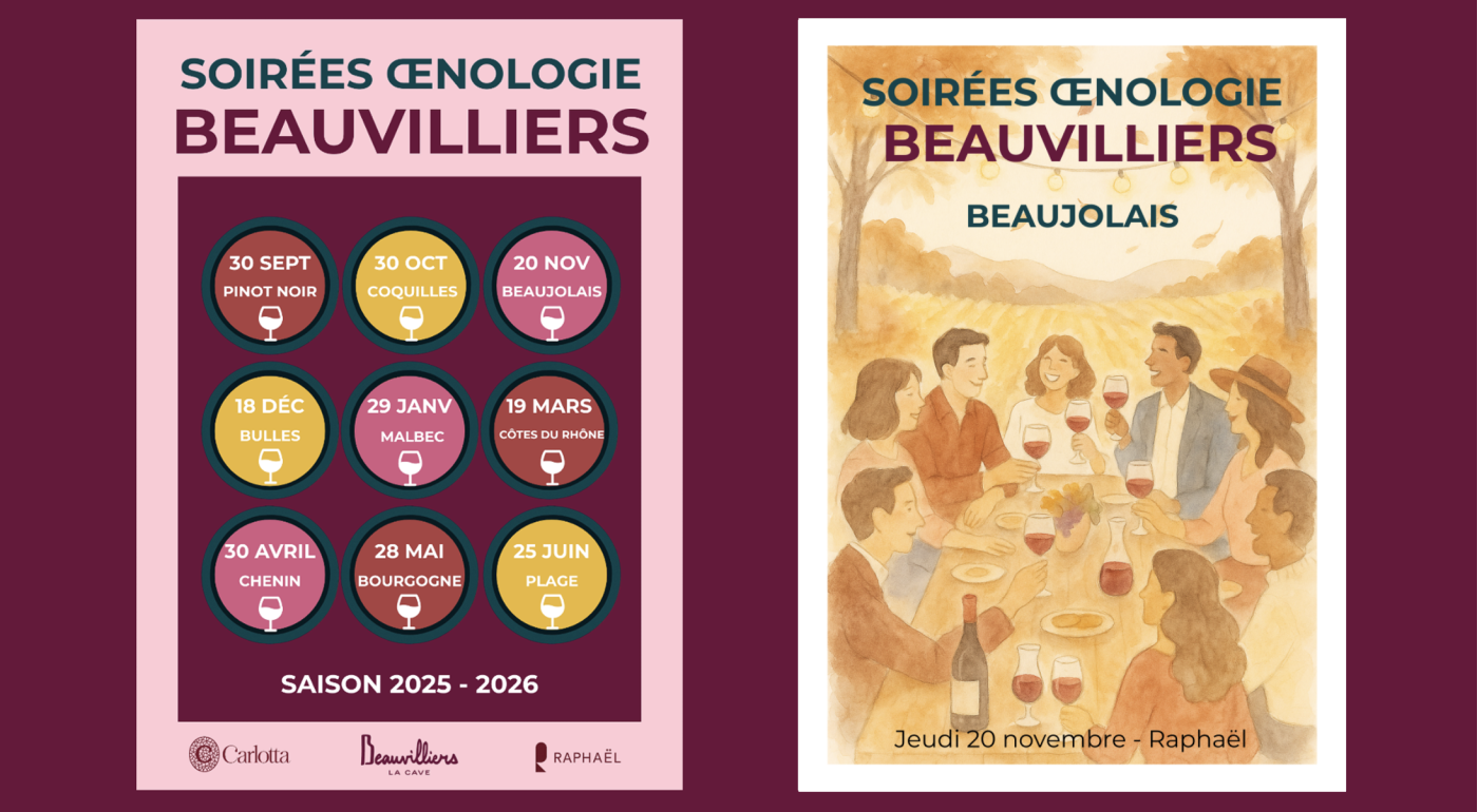 Soirée œnologie de novembre : Beaujolais