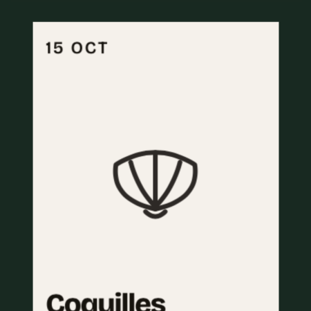 Soirée œnologie : Coquilles