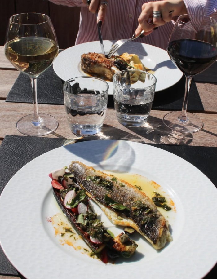 illustration mets et vins